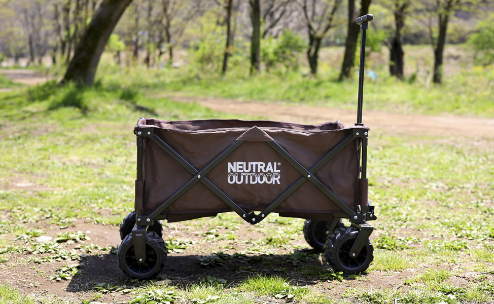 レトロマッチラベル 北欧デザイン 鳥 NEUTRAL OUTDOOR(ニュートラルアウトドア) オフロードキャリアワゴンII ブラウン