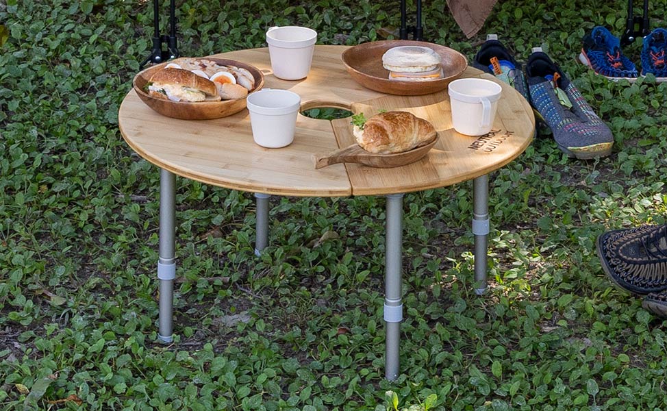 バンブーラウンドテーブルミニ - NEUTRAL OUTDOOR - ニュートラル